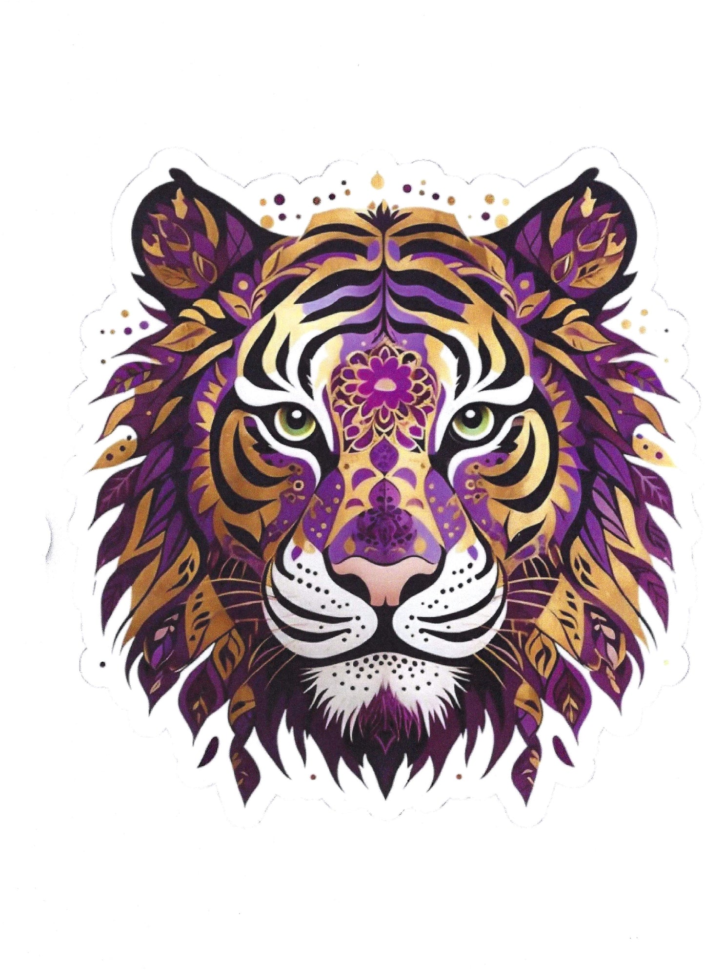 COLORFUL TIGER 8" X 10"