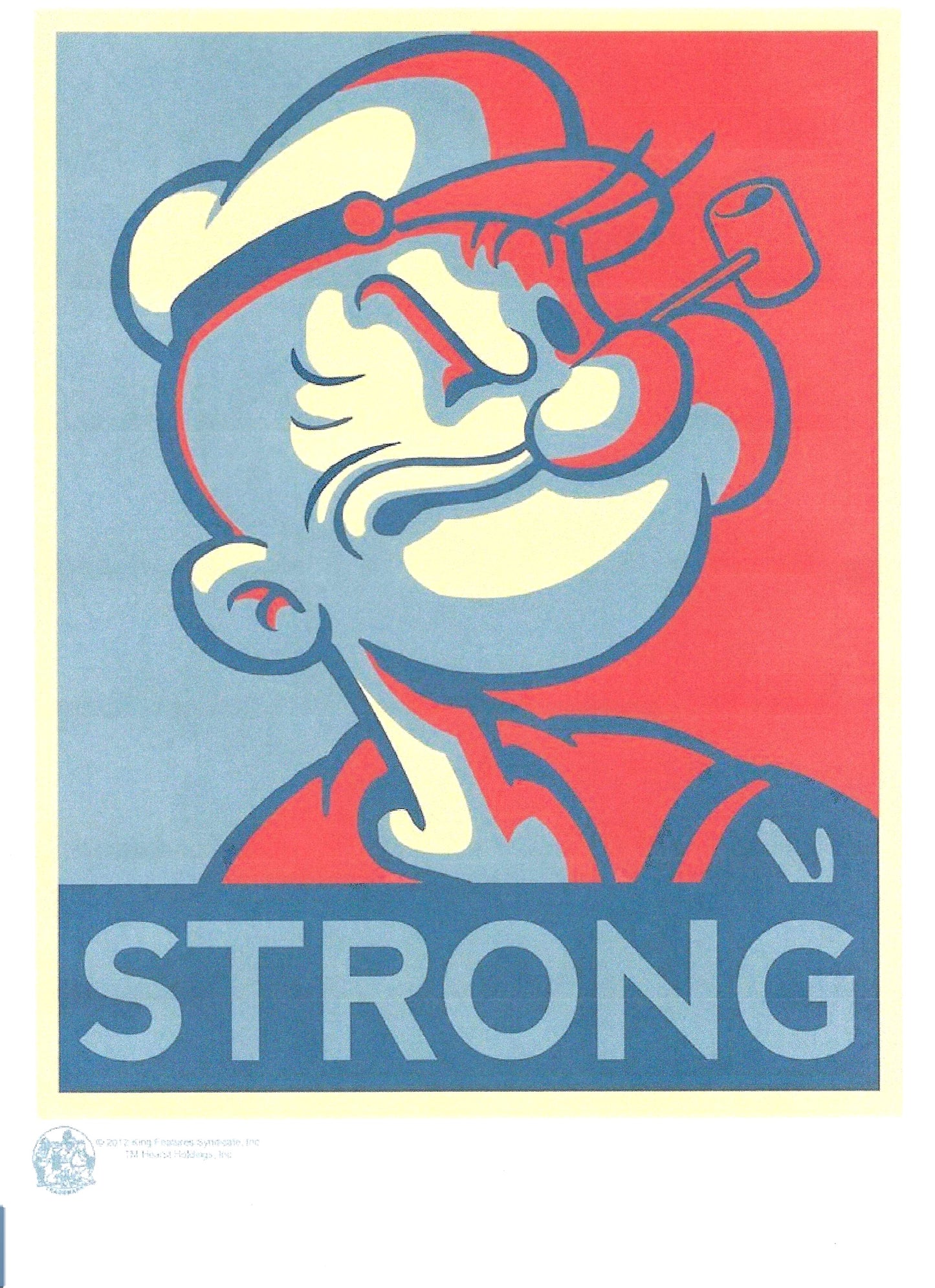 POPEYE THE SAILOR MAN "STRONG"