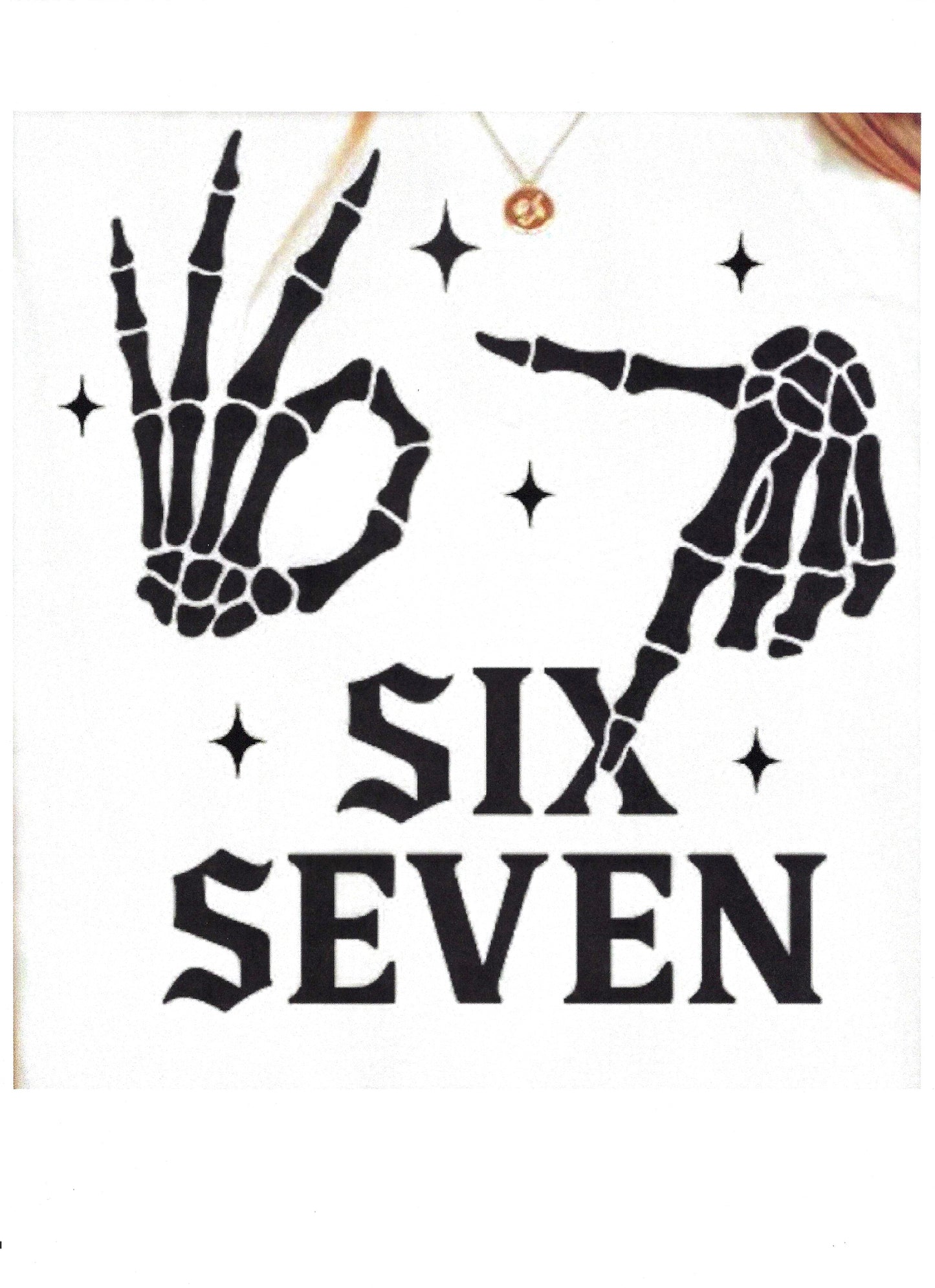 6-7   SKELENTON HANDS  8" X 10"