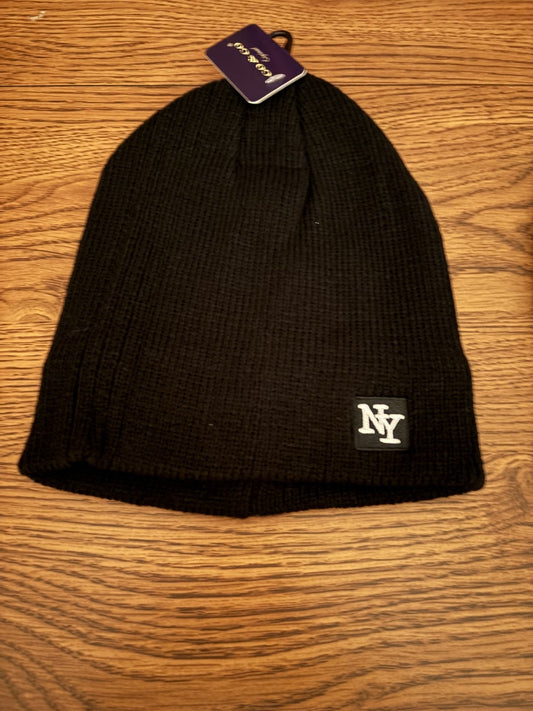 BLACK {NEW YORK} BEANIE