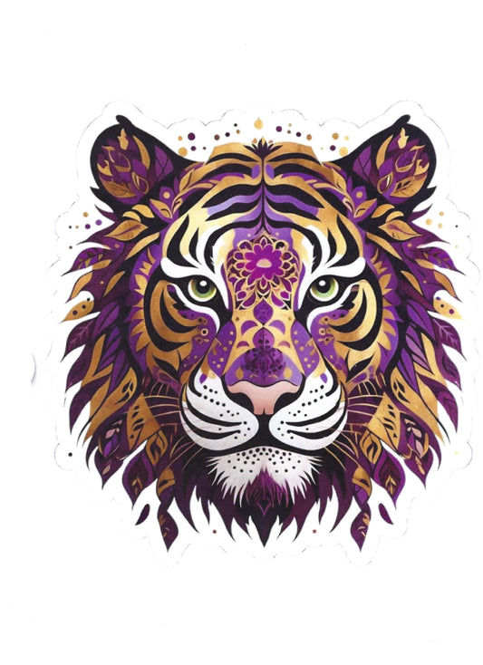 COLORFUL TIGER   8" X 10"