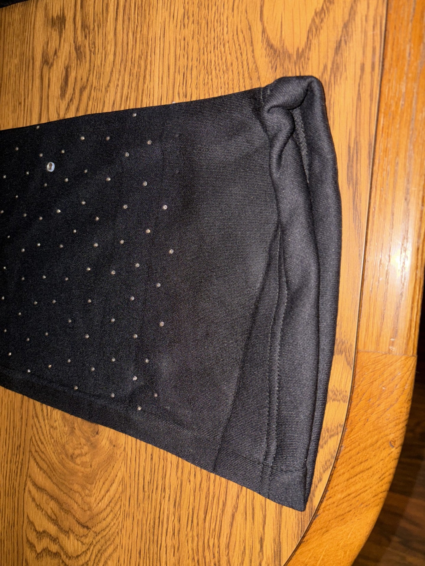 BLACK RHINESTONE SWEATSUIT UNISEX